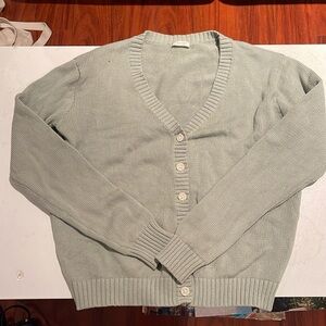 Brandy Melville Green Cardigan